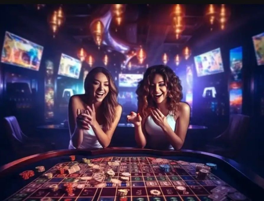 Lucky Slots casino game selection screen with live dealer and slot options