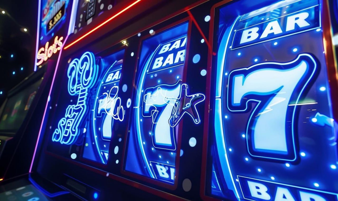 Player aiming cannon at colourful fish on a Lucky Slots game screen