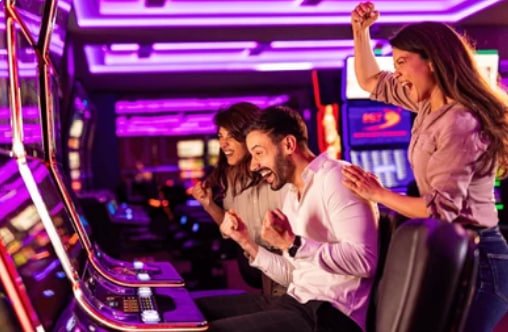 Filipino player browsing Lucky Slots on a mobile phone